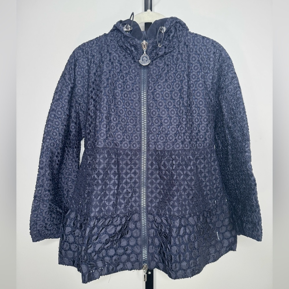 Moncler Navy Textured Jacket